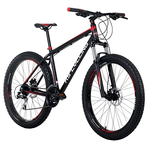 Mountainbike : KS Cycling Mountainbike Hardtail 27, 5" Plus Xceed schwarz-rot RH 46 cm