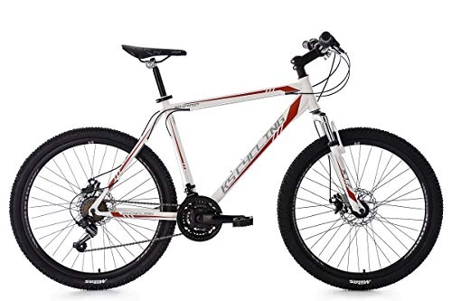 Mountainbike : KS Cycling Mountainbike Hardtail MTB 26'' Sharp weiß-rot RH 51 cm