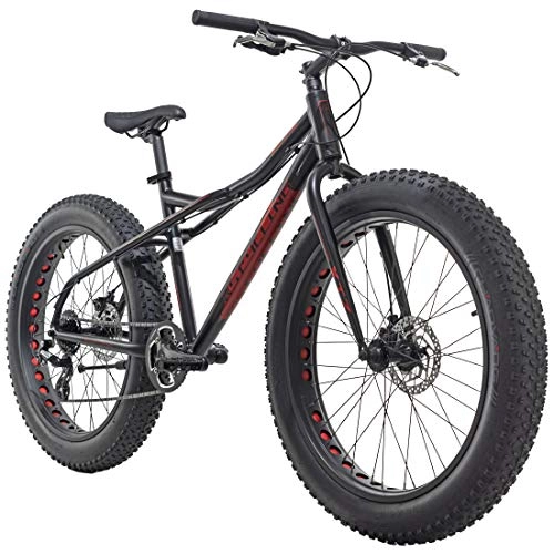 Mountainbike : KS Cycling Mountainbike MTB 26'' Fatbike SNW2458 Aluminiumrahmen schwarz RH 46 cm