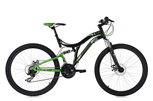 Mountainbike : KS Cycling Mountainbike MTB Fully 26'' Nice schwarz-grün RH 46 cm