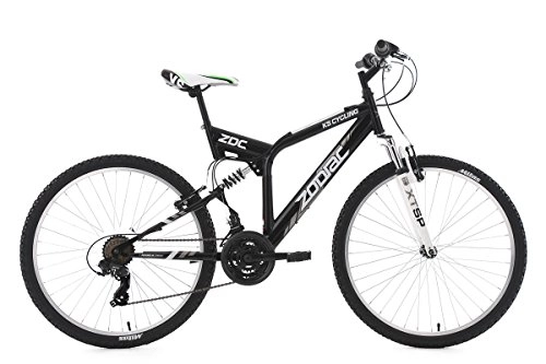 Mountainbike : KS Cycling Mountainbike MTB Fully 26'' Zodiac schwarz-grau RH 48 cm