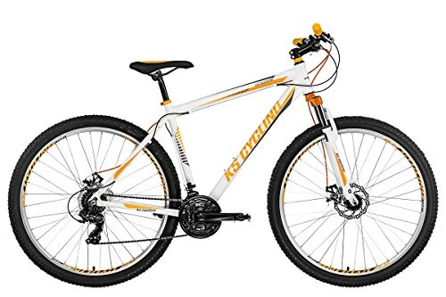 Mountainbike : KS Cycling Mountainbike MTB Hardtail 29'' Compound weiß-orange RH 51 cm