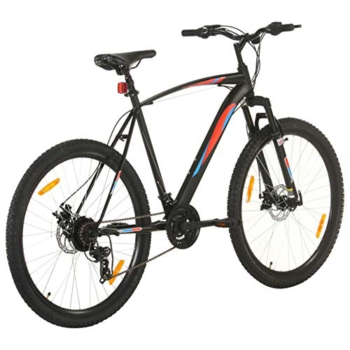 Mountainbike : Ksodgun Mountainbike 29 Zoll Räder 21-Gang-Antriebsstrang, Rahmenhöhe 53 cm, Schwarz