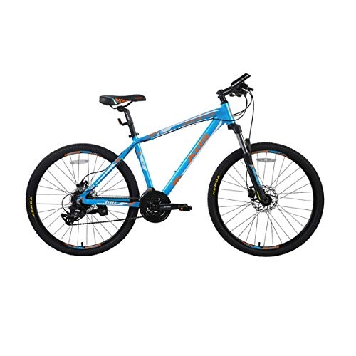 Mountainbike : KUQIQI Fahrrder, Mountainbikes, Fahrrder fr Erwachsene mit Variabler Geschwindigkeit, hydraulische Scheibenbremsen - 24-Gang-Raddurchmesser (26 Zoll) (Color : Blue, Edition : 24 Speed)
