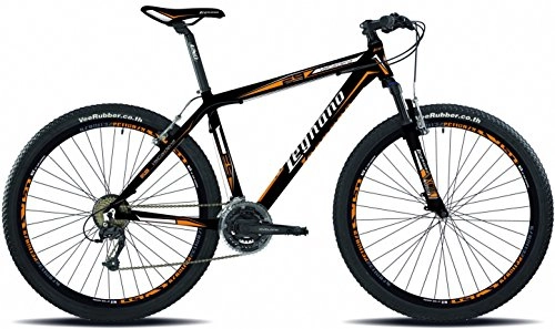 Mountainbike : Legnano 29 Zoll Mountainbike Val Gardena 21 Gang, Farbe:schwarz-orange, Rahmengröße:40cm