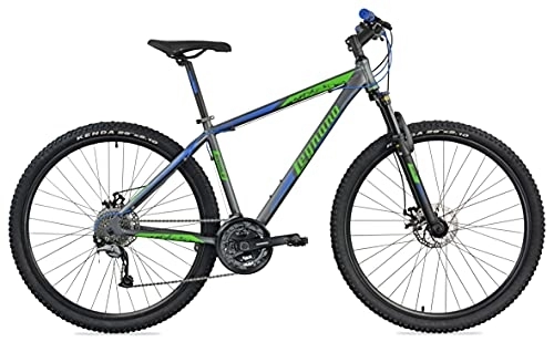 Mountainbike : Legnano 29 Zoll MTB Andalo Aluminium Scheibenbremsen 27 Gang Grau-Grün 45 cm Rahmengröße