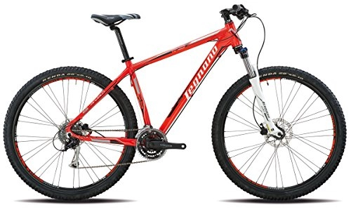 Mountainbike : Legnano Fahrrad 600 Andalo 29 "Disco 24 V Gr. 40 rot (MTB) abgeschrieben / Bicycle 600 Andalo 29 disco 24S Size 40 Red (MTB Front Suspension)