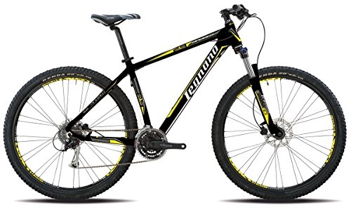 Mountainbike : Legnano Fahrrad 600 Andalo 29 "Disco 24 V Größe 48 Schwarz (MTB) abgeschrieben / Bicycle 600 Andalo 29 disco 24S Size 48 Black (MTB Front Suspension)