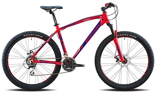 Mountainbike : Legnano Fahrrad 625 Lavaredo 27, 5 "Disco 21 V Größe 49 rot Gedämpfte (MTB) / Bicycle 625 Lavaredo 27, 5 Disc 21S Size 49 Red (MTB Front Suspension)