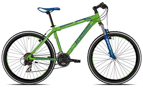 Mountainbike : Legnano Fahrrad 640 valdifassa 26 "DISK 21 V Größe 38 Grün Gedämpfte (MTB) / Bicycle 640 valdifassa 26 Disc 21S Size 38 Green (MTB Front Suspension)