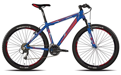 Mountainbike : Legnano vélo 630 Rideau 27, 5 "Disque 21 V taille 38 bleu (VTT ammortizzate) / Bicycle 630 Rideau 27, 5 disc 21S Size 38 Blue (VTT Front Suspension)