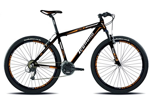 Mountainbike : Legnano Zyklus 5l610 a Val Gardena, Mountain Bike Herren, Schwarz / Orange, 40