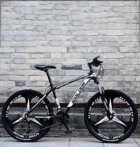 Mountainbike : Leifeng Tower Leichtes, 26 Zoll Mountainbike, Doppelscheibenbremse, Trek-Bike, Rahmen aus Aluminiumlegierung, für Strand, Schneemobil-Fahrrad, schwarz, 21 Gänge.