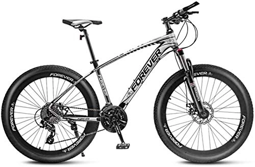 Mountainbike : LFSTY 24" Adult Mountain Bikes, Rahmen Fat Tire Doppel-Suspension-Gebirgsfahrrad, Aluminium Rahmen, All Terrain Mountainbike, 24 / 27 / 30 / 33 Geschwindigkeit, C, 33 Speed