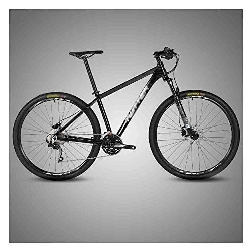 Mountainbike : LILIS Mountainbike Fahrrad MTB Erwachsene Straßen-Fahrräder Mountainbike for Männer und Frauen Doppelscheibenbremse Carbon Rahmen (Color : D, Size : 27.5 * 17IN)