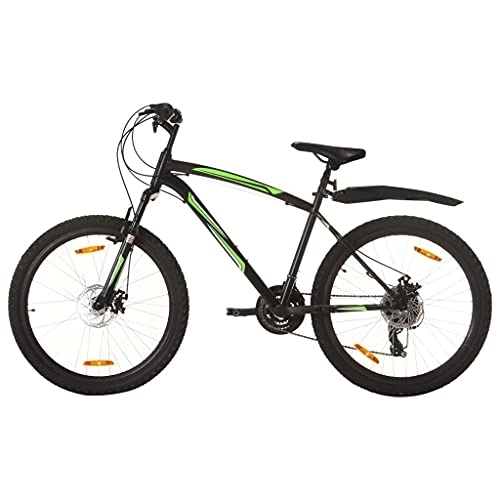 Mountainbike : LINWXONGQP Rahmen- / Gabelmaterial: Stahl Radsport Mountainbike 21 Gang 26 Zoll Rad 42 cm Schwarz