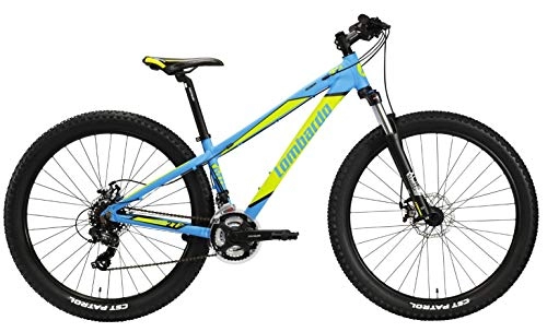 Mountainbike : Lombardo Mozia 27, 5 Zoll 35 cm Herren 21G Scheibenbremse Blau / Gelb