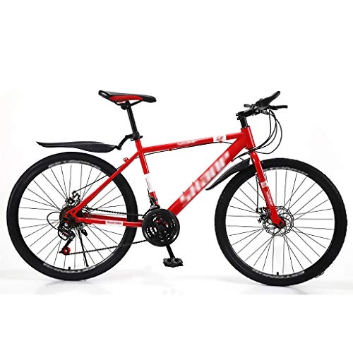 Mountainbike : LWZ 26-Zoll-Mountainbikes Fahrräder Leichte, stärkere Rahmenscheibe Scheibenbremse Rennrad City Bike MTB-Outroad-Fahrräder für Jugendliche und Erwachsene