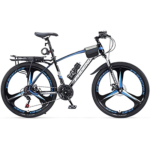 Mountainbike : LZHi1 Mountainbikes 26-Zoll-federungsgabel Mountainbike Für Frauen Und Männer, 30-Gang-gebirgspfad-Fahrrad Mit Dual-scheibenbremse, Outdoor-Bike-Pendler-Bike(Color:Schwarz Blau)