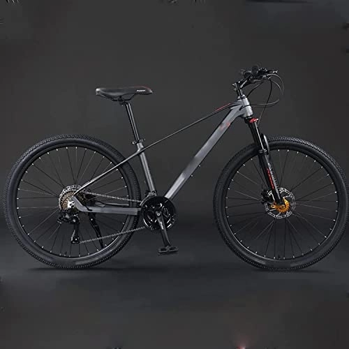 Mountainbike : Magnesium Alloy Mountain Bike Men's Blueprint 27 Variable Speed Youth Off-Road Shock Absorption Women's Racing Bicycle (d) (A)
