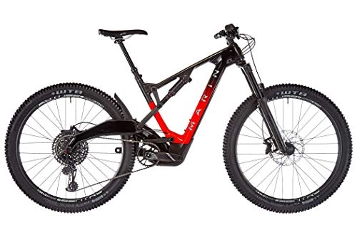 Mountainbike : Marin Mount Vision 8 S Gloss Carbon / red fade / Charcoal Decals Rahmenhhe XL | 50, 2cm 2021 MTB Fully