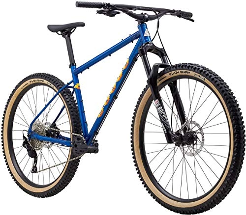 Mountainbike : Marin Pine Mountain 1 29" Gloss Navy Blue / Yellow / orange Rahmenhhe S | 38, 1cm 2020 MTB Hardtail