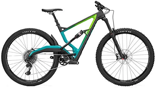 Mountainbike : Marin Wolf Ridge 9 Satin Carbon / Green / Blue fade Rahmenhöhe L | 46, 5cm 2019 MTB Fully