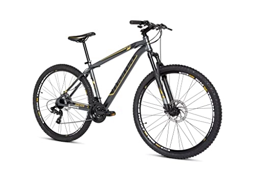 Mountainbike : Moma Bikes Unisex-Adult GTT29-5.0-M-L BIGTT529G18, GRAU, Normal