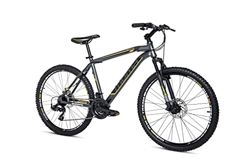 Mountainbike : Moma Bikes Unisex-Adult MTB 26" GTT 5.0 M-L BIGTT5_26G18, Schwarz, Normal