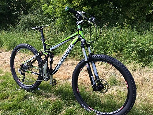 Mountainbike : Mosso 669XC2 26 Zoll (66 cm) vollgefedertes Trail-Bike, 120 mm Federweg