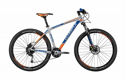 Mountainbike : Mountain Bike 27, 5 26' Mountainbike Whistle 1831 grau / blau / orange 27 V Größe M (170 – 180 cm)