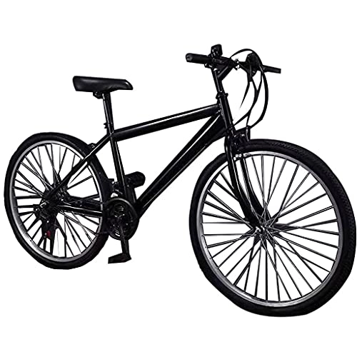 Mountainbike : Mountain Bike Spezielles schwarzes stoßdämpfendes 21-Gang-Fahrrad im Freien mit Variabler Geschwindigkeit Cross-Country-Studentenfahrrad 135, 0 cm * 19, 0 cm * 72, 0 cm