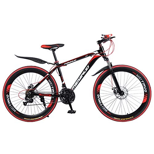 Mountainbike : Mountainbike 66 cm (26 Zoll), leichter Rahmen aus Aluminiumlegierung, 27 Gänge, City-Bike, für alle Terrain, Doppelscheibenbremse, Jugendliche, Outdoor-Fahrrad