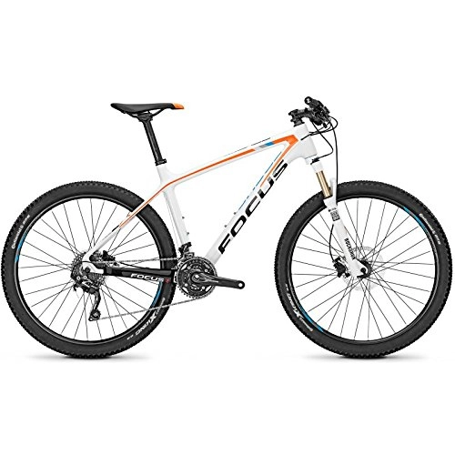 Mountainbike : MTB Focus Raven 27R 6.0 weiß orange, Herren, M