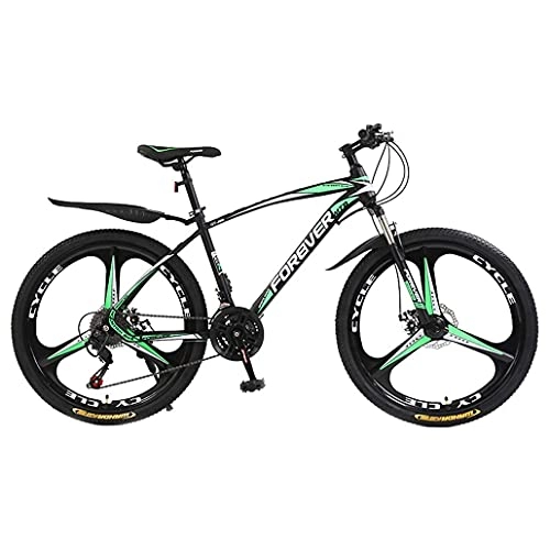 Mountainbike : N&I Beach Snow Bicycle Adult 26 inch Mountain Bike Double Disc Brake City Road Bicycle Trail High-Carbon Steel Snow Bikes Wo Variable Speed Mountain Bicycles B 21 Speed B 24 Speed