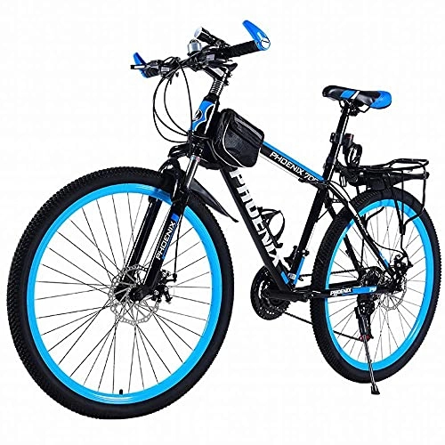 Mountainbike : N&I Mountain Bike Bicycle Adult Male and Female Students Youth Light Racing Off-Road Shock Absorption Variable Speed Bicycle E 26 Inches