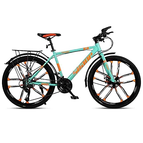 Mountainbike : N / Z Home Equipment Fahrrad Fahrrad Erwachsene Rennräder Mountainbike Einstellbare Geschwindigkeit für Männer und Frauen 26-Zoll-Räder Doppelscheibenbremse