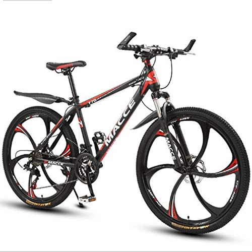 Mountainbike : NANXCYR 21 Geschwindigkeit Mountainbikes 26 Zoll Fahrräder MTB, High-Carbon Stahl Hardtail Mountainbike, Off-Road-Fahrrad-Legierung Stronger Rahmen Scheibenbremse für Männer und Frauen, E