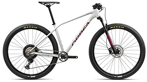 Mountainbike : ORBEA Alma H30 29R Mountain Bike (XL / 53.3cm, White Grey / Metallic Red (Gloss))