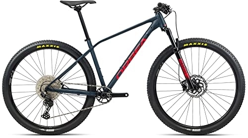 Mountainbike : ORBEA Alma H50 29R Mountain Bike (M / 44.5cm, Blue Bondi (Matte) / Bright Red (Gloss))