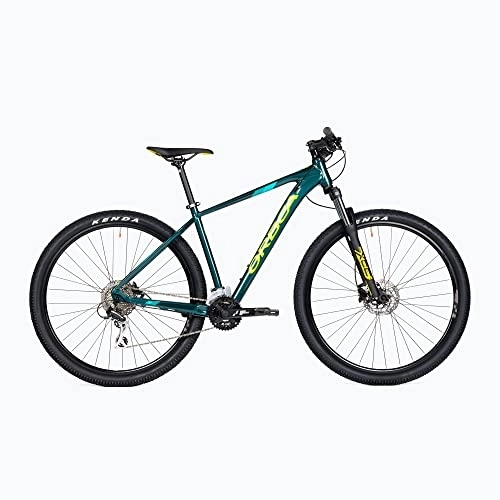 Mountainbike : ORBEA Herren Fahrrad MX 50 L MTB Hardtail, 16 Gang, 47 cm, 29", Ozeanblau - Gelb, L205-29L