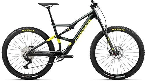Mountainbike : ORBEA Occam H30 29R Fullsuspension Mountain Bike (XL / 50.8cm, Dark Green Metallic / Lime Green)