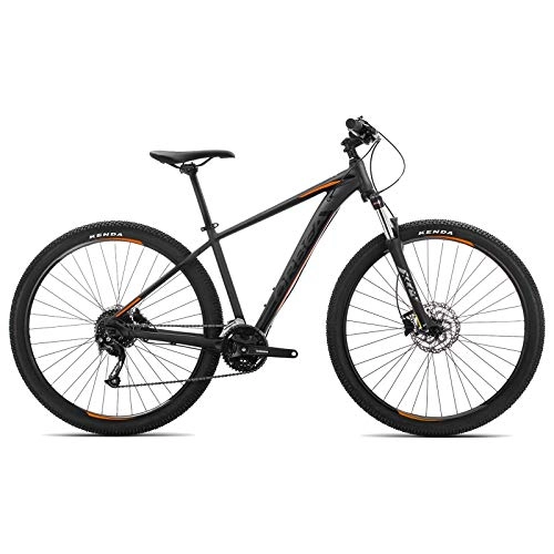 Mountainbike : ORBEA Unisex Fahrrad MX 40 L MTB Hardtail, 27 Gang, 46, 0 cm, 27, 5", Schwarz Orange, J20218