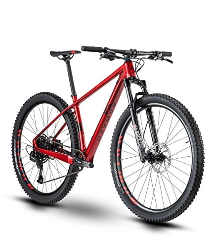 Mountainbike : RAYMON HardRay Nine 7.0 29'' Carbon MTB Fahrrad rot 2021: Größe: 39 cm