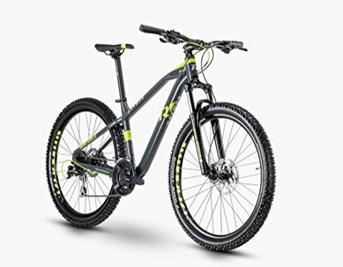 Mountainbike : RAYMON HardRay Seven 2.0 27.5'' MTB Fahrrad grau / grün 2020: Größe: 46 cm