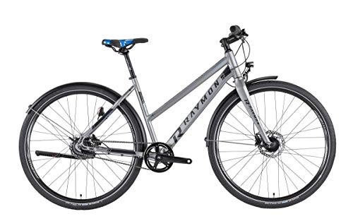 Mountainbike : RAYMON Urbanray 2.0 Damen City Fahrrad grau 2019: Größe: 52cm