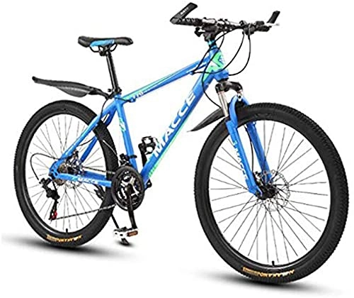 Mountainbike : RDJSHOP 26 Zoll Adult Mountainbike, 21 Geschwindigkeit Doppelscheibenbremse Rad, Alloy Frame MTB Fahrrad für Outdoor-Radfahren, Blue