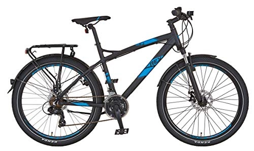 Mountainbike : REX Unisex – Erwachsene Graveler 9.3 ATB 26" Mountainbike, schwarz, RH 48 cm