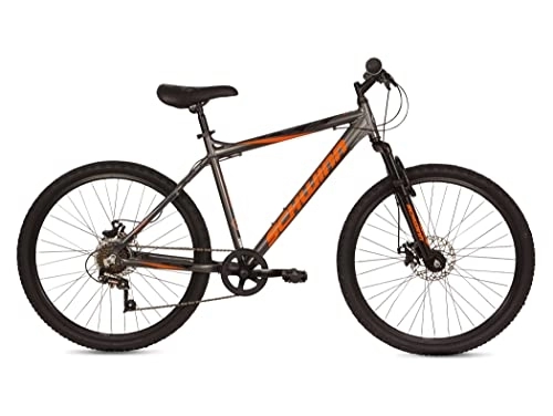 Mountainbike : Schwinn Unisex-Adult Surge Mountain Bike, Graphite / Orange, 26-Inch Frame