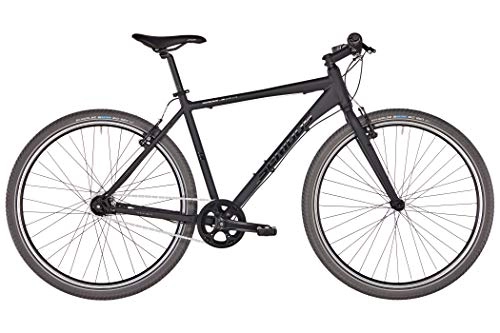 Mountainbike : SERIOUS Unrivaled 7 Black matt Rahmenhhe 48cm 2019 Cityrad